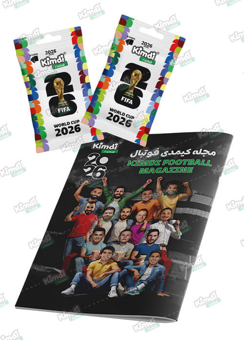 مجله کیمدی فوتبال 2026 + به همراه 2 عدد بسته جام جهانی✨⚽
